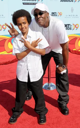 2009:&nbsp;Arsenio Hall And Son Arsenio Hall Jr. - BET Awards 2009 (Photo by Gregg DeGuire/FilmMagic) (Photo by Gregg DeGuire/FilmMagic)