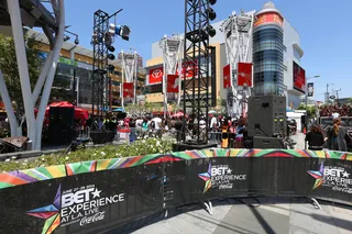 The Pre-Show Will Be Live - The 106 &amp; Park BET Awards pre-show will take place right here at Nokia Live Sunday evening starting at 6P/5C with Shad Moss and Keshia Chante kicking the night off.(Photo: Jesse Grant/Getty Images)