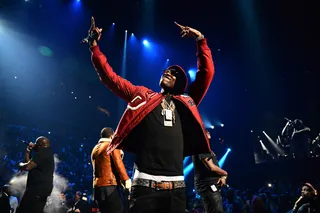 It's All Love&nbsp; - Meek Mill couldn't stop smiling at how hard the NYC crowd embraced the Philly native last night. No Drake pun required--at leat not today. ;)&nbsp;(Photo: Kevin Mazur/Getty Images for TIDAL)