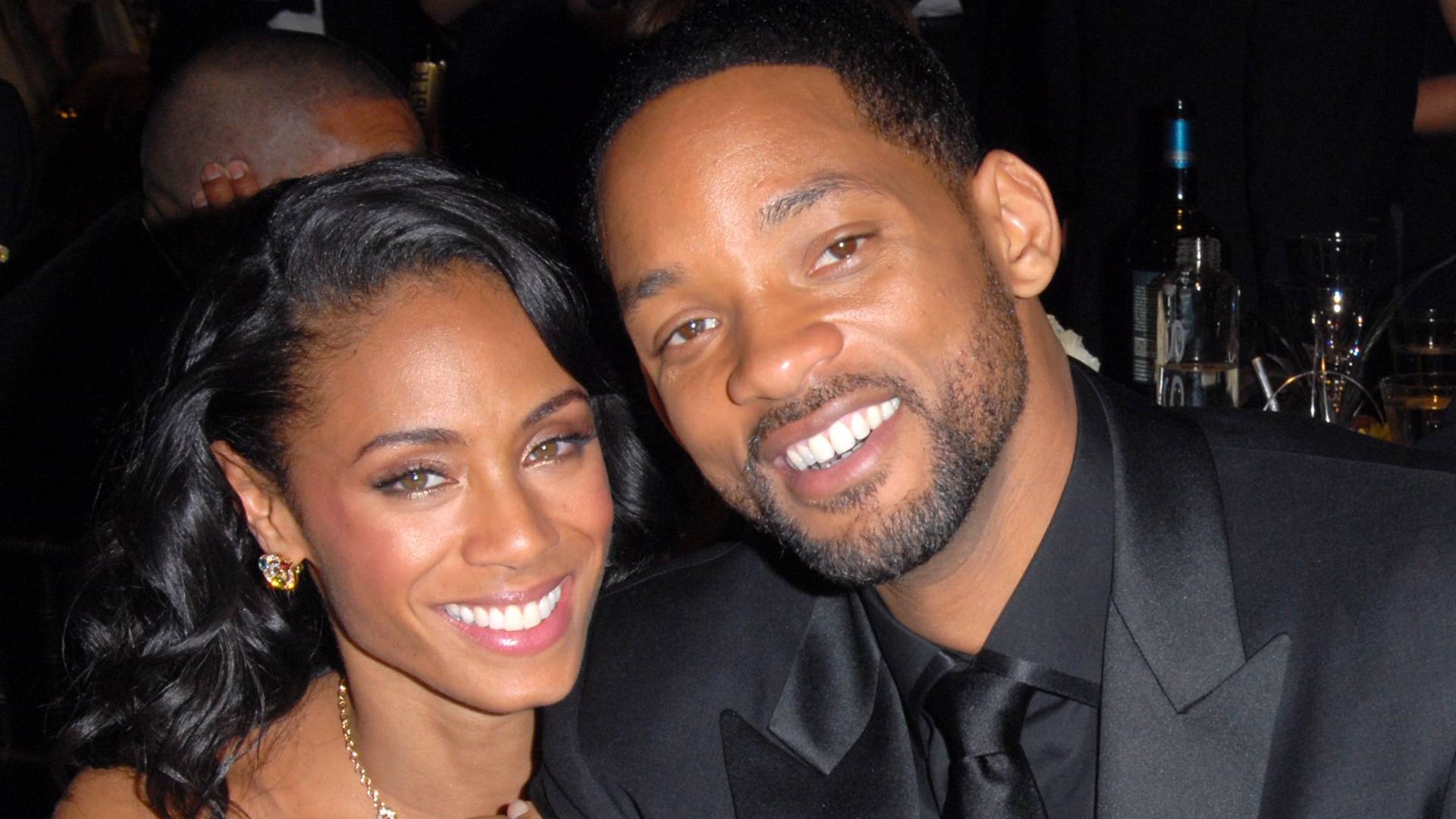 Jada Pinkett-Smith and Will Smith on BET Buzz 2020.