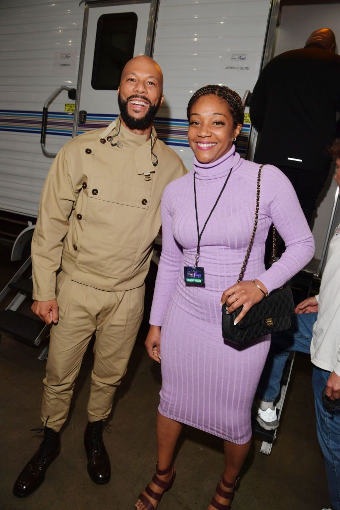 LOS ANGELES, CALIFORNIA - JANUARY 28: Common and Tiffany Haddish attend the 62nd Annual GRAMMY Awards  "Let's Go Crazy" The GRAMMY Salute To Prince on January 28, 2020 in Los Angeles, California. (Photo by Lester Cohen/Getty Images for The Recording Academy)