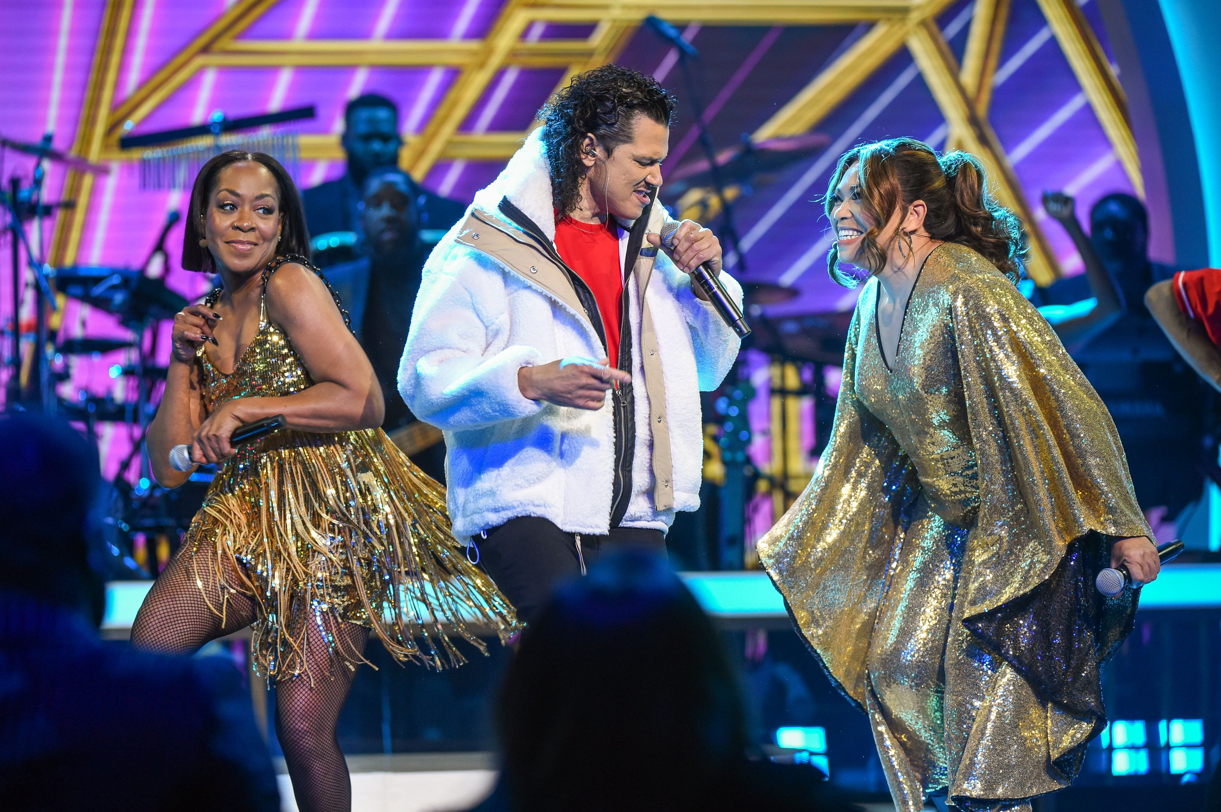 El Debarge, Tisha Campbell, Tichina Arnold, 2021 Soul Train Awards
