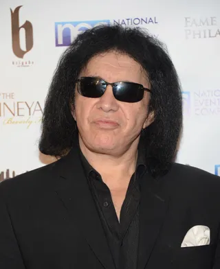Gene Simmons on why hip hop shouldn’t be included in the Rock and Roll Hall of Fame:&nbsp; - “You’ve got&nbsp;Grandmaster Flash&nbsp;in the Rock and Roll Hall of Fame?&nbsp;Run-D.M.C.&nbsp;in the Rock and Roll Hall of Fame? You’re killing me! That doesn’t mean those aren’t good artists. But they don’t play guitar. They sample and they talk. Not even sing!"(Photo: Jason Kempin/Getty Images)