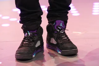 Air Jordan 5 Retro - Air Jordan Retro 5 – Black Grapes.   (Photo: Bennett Raglin/BET/Getty Images for BET)