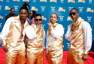 Pretty Ricky - The highly energetic R&amp;B group dazzles the ladies with their matching throwback style. (Photo: Frazer Harrison/Getty Images)