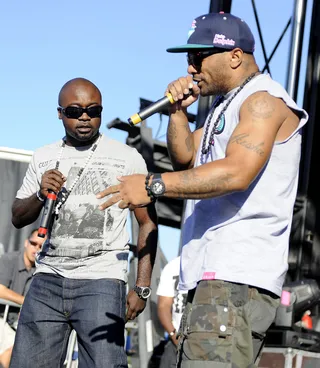 &quot;Taking You Off Here&quot; - Havoc and Prodigy get straight to the action over a sinister intro complete with all of the grit and bravado that made them legends in the 90's. The topic is warfare as The Mobb exchanges intricately crafted bars over a thumping Golden Era-esque production.(Photo: Tim Mosenfelder/Getty Images)