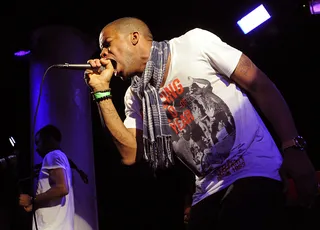 All In - Gabe Roland puts his heart into his performance at the BET Music Matters showcase on April 10.(Photo: John Ricard/BET)