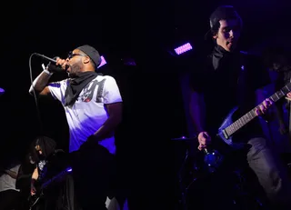 Crew Love - Dolo the Bandit brings his band along for the ride at Santos in NYC.&nbsp;(Photo: John Ricard/BET)