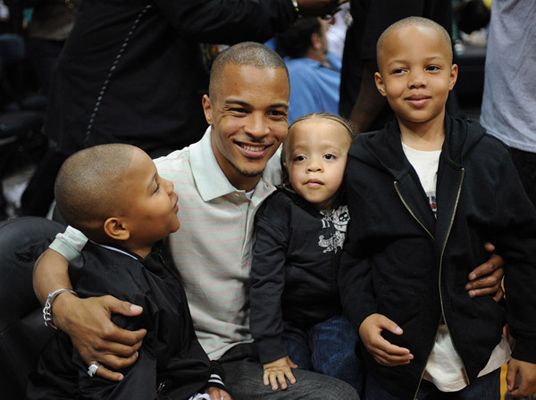 T.I. - They're [kids] - Image 16 from Celebrity Dads Out & About | BET