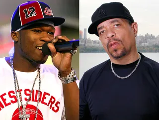 50 Cent - "To this day my most shocking celebrity fan would have probably been Ice-T. He actually enjoyed my music. He told me that he was one of the first gangsta rappers and I was the end of it ‘cause he didn’t believe any of the other guys." (Photos left to right: Scott Gries/Getty Images, REUTERS/Lucas Jackson /Landov)