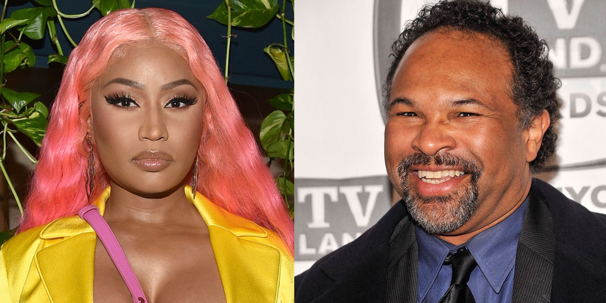 Nicki Minaj and Geoffrey Owens on BET Breaks 2018.