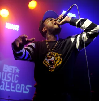 Oh Lord! - Brooklyn native Kris Kasanova performed his song "Oh Lord" for the BET Music Matters crowd.&nbsp;(Photo: John Ricard/BET)