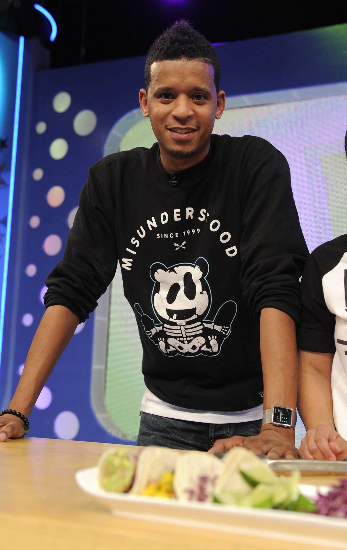 Top Chef - Chef Roble at 106 &amp; Park, May 4, 2012. (Photo: John Ricard / BET)