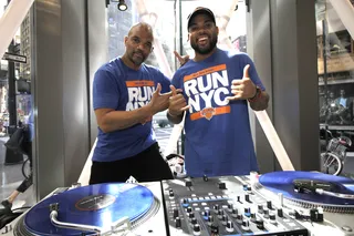 Back at It - Fanatics and RUN-DMC celebrated the launch of Custom Apparel with founding member Darryl "DMC" McDaniels and TJ Mizell&nbsp;in New York. (Photo: Fanatics)