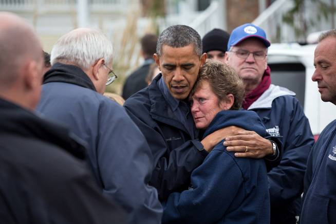 President Obama tours Hurricane Sandy Damage