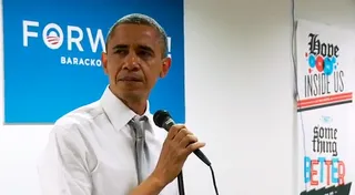 Tender Moment - The president shed a few more tears on Wednesday addressing his campaign staff in Chicago.&nbsp;(Photo: barackobama.com)