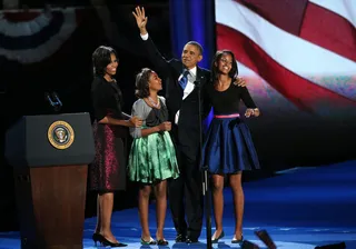 Tweet Sheet: Celebs React to Obama Victory - Four more years! After a hard fought election the American people chose to stick with President Barack Obama for another term. The historic victory was celebrated throughout the nation with some of your favorite Hollywood and Music stars leading the cheers. Click on to see how celebs reacted to Obama's re-election.&nbsp;(Photo by Win McNamee/Getty Images)