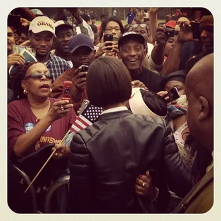 Alicia Keys (@AliciaKeys) - "Today's the day!!!!! We are a great people of great power!!! ;-) who voted already today???"   (Photo: courtesy Instagram)