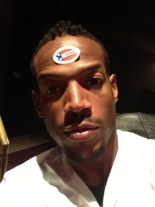 Marlon Wayans (@MARLONWAYANS) - Rocked the vote! Rt if u did(Photo: Courtesy Twitter)