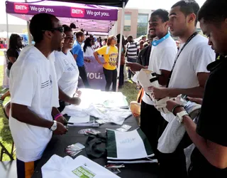 Prairie View A&amp;M University - Rap-It-Up Tent.(Photo: BET)