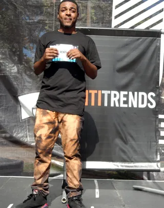 Prairie View A&amp;M University&nbsp; - Citi Trends Freestyle Winner Rob Hall.(Photo: BET)