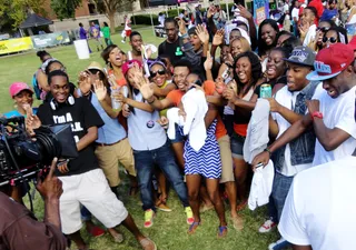 Prairie View A&amp;M University - PVAMU is NOT camera shy!(Photo: BET)