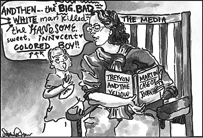 Crossing the Line - The University of Texas at Austin's student newspaper,&nbsp;The Daily Texan, has apologized for this controversial cartoon and cartoonist Stephanie Eisner no longer works for the paper.(Photo: The Daily Texan)