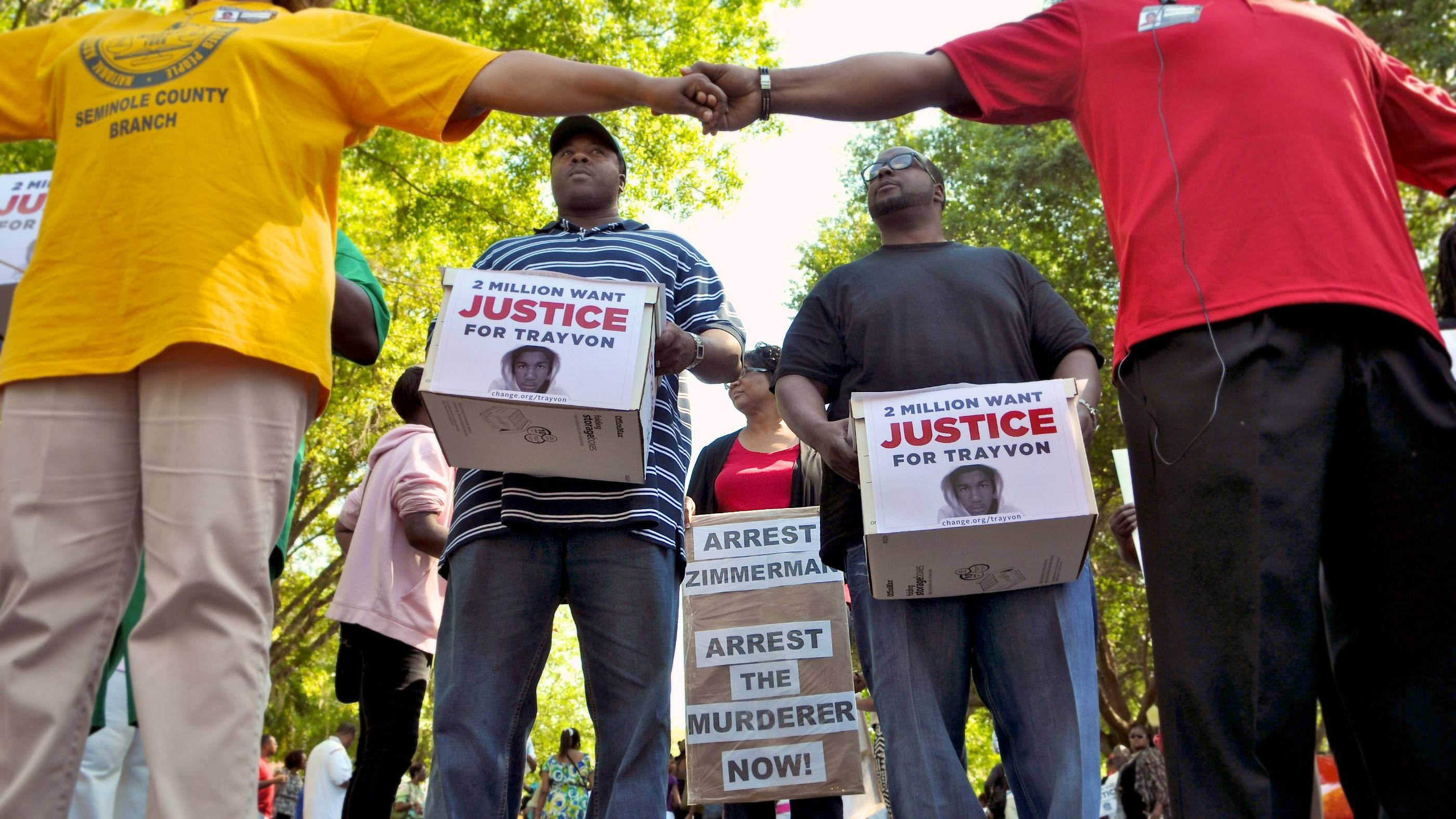 Trayvon's Martin Supporters Speak Out - As protests for&nbsp;Trayvon Martin&nbsp;continue to spread across the country, it becomes clear that many Americans are dissatisfied with the handling of Trayvon’s shooter, George Zimmerman. In a CNN/ORC International&nbsp;poll&nbsp;released on March 26, 73 percent of people surveyed said Zimmerman should be arrested, 11 percent disagreed and 16 percent said they were unsure.(Photo: Roberto Gonzalez/Getty Images)