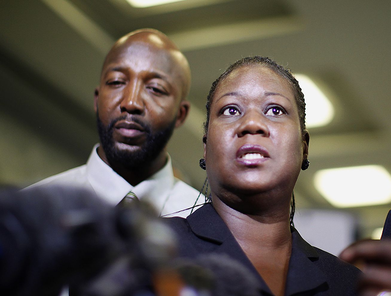 Brokenhearted - "Of course my heart is broken, but it breaks even more to know that we have not gotten justice yet and that this man has not been arrested for shooting and killing my son," Sybrina Fulton said at a press conference following a hearing on the tragedy.(Photo: REUTERS/Jason Reed)