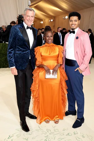 NYC Mayor DeBlasio and Family - (Photo by Kevin Mazur/MG21/Getty Images for The Met Museum/Vogue )