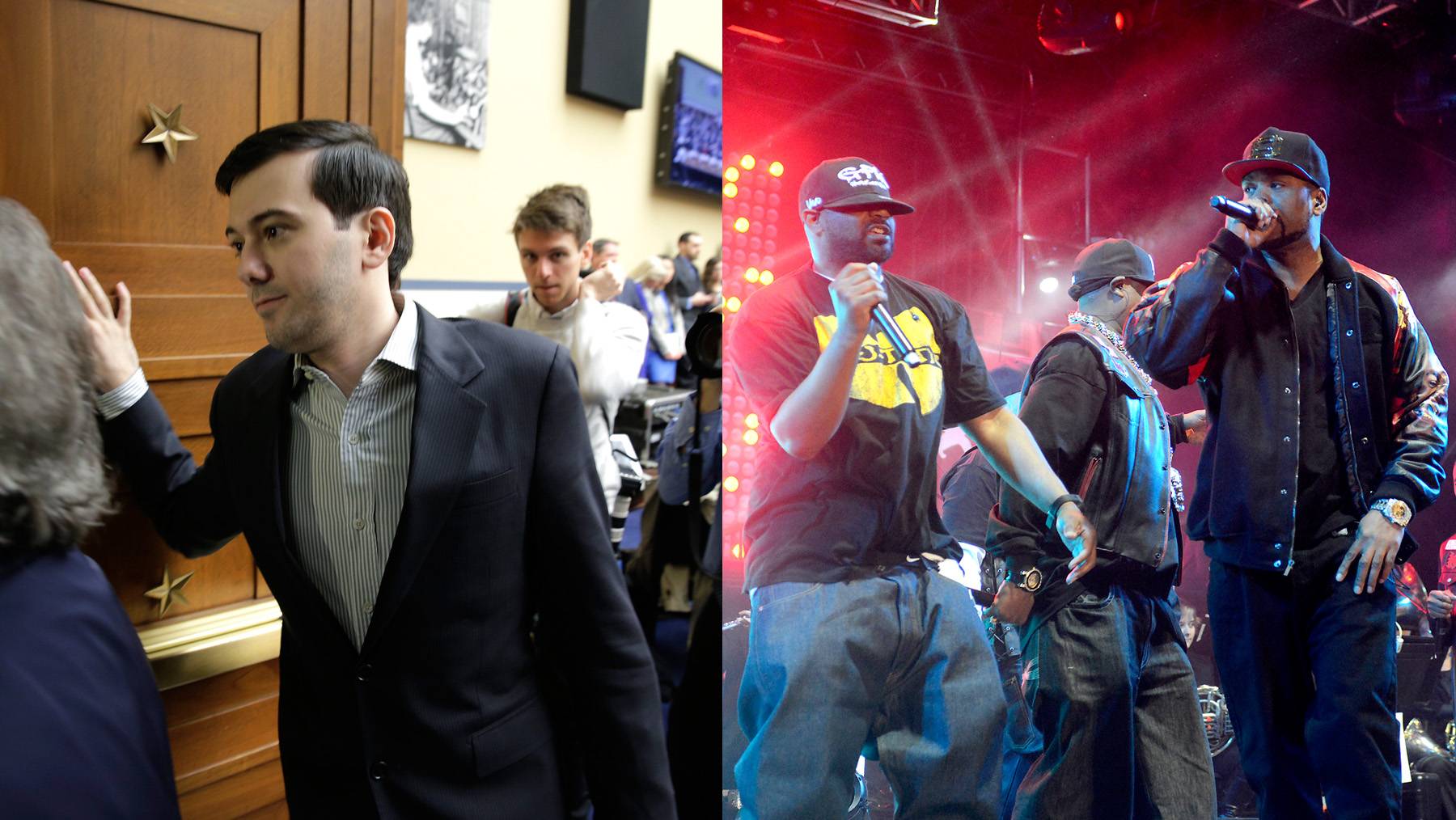 The Grinch Who Bought Hip Hop's Secret Album - You may have heard Martin Shkreli's name in the media a lot after he purchased Wu-Tang Clan's&nbsp;Once Upon a Time in Shaolin&nbsp;album. If your world revolves around hip hop, he abruptly interjected himself and now he's like the pest that won't go away. Shkreli is a pharmaceuticals CEO and it also seems like he's a huge fan of rap. He's also a rapper who's releasing an album in 2016. His actions in the past few months have been anything but for the love of hip hop. Which makes us wonder, how and when did Wu-Tang get tangled in this mess with Shkreli and is Shkreli&nbsp;really looking out for the future of rap? — Janice Llamoca&nbsp;and Jon Reyes(Photos from left: REUTERS/Joshua Roberts, Tim Mosenfelder/WireImage)