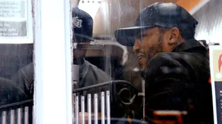 Like a '90s Throwback - Chilling in a store. This is how Dave remembers hanging with the homies.(Photo: BET)