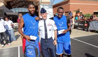 University of Maryland Eastern Shore - Winners of the US Air Force 2-on-2 tournament.(Photo: BET)