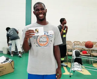 Norfolk State University - 3-Point-Shootout winner Leonard Fairly.  (Photo: BET)