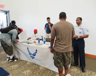 Norfolk State University - Learning about the US Air Force.(Photo: BET)