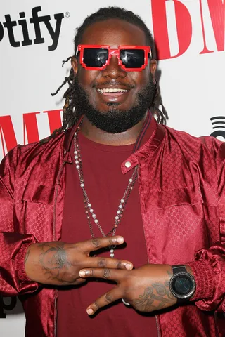 T-Pain @TPAIN - Tweet: "Listen. If you don't like me. That's fine. But don't try to hold a full on conversation with me if thats the case. Need followers much?"T-Pain puts his Twitter haters on blast.(Photo: David Livingston/Getty Images)