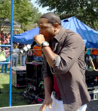 Virginia State University - Ray Lavender hits the stage.  (Photo: BET)