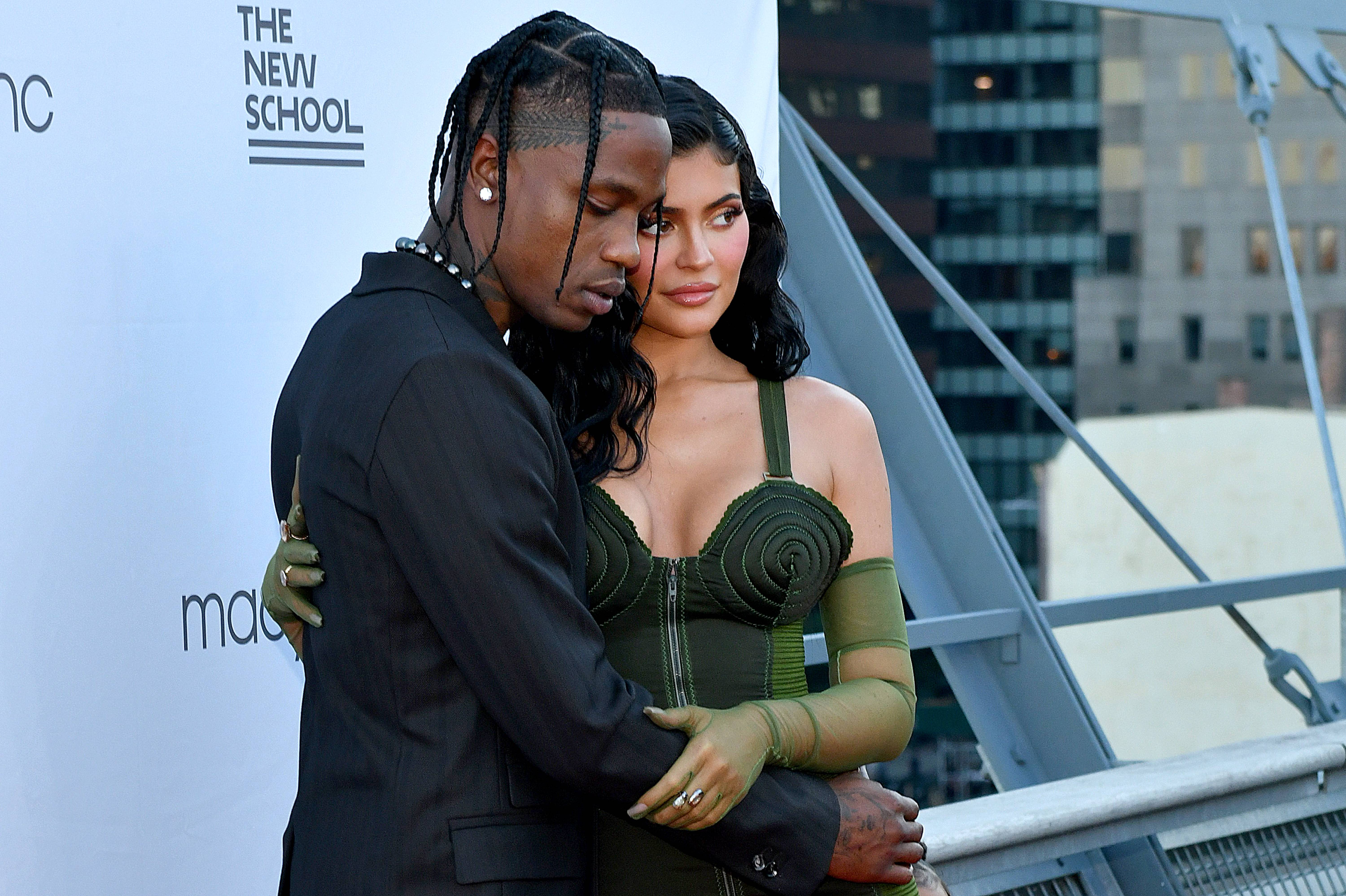 Travis Scott and Kylie Jenner on BET Buzz 2021