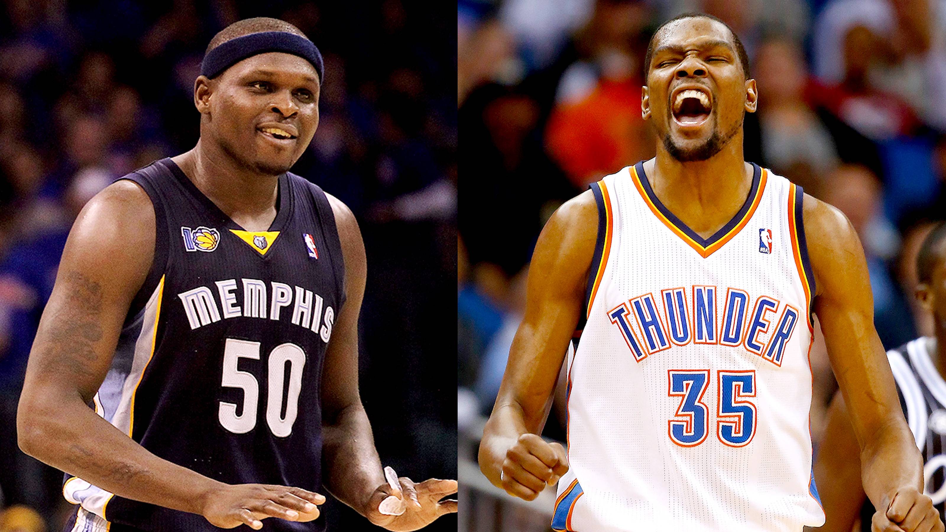 NBA Playoffs, Kevin Durant, Zach Randolph, Memphis Grizzlies, Oklahoma City Thunder, San Antonio Spurs, Dallas Mavericks