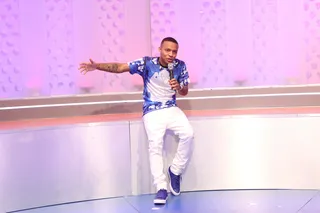 Kicking Back - (Photo: Bennett Raglin/BET/Getty Images for BET)