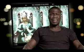 My Face...When Regina Drives Me Crazy - Kevin can't hide it anymore.(Photo: BET)