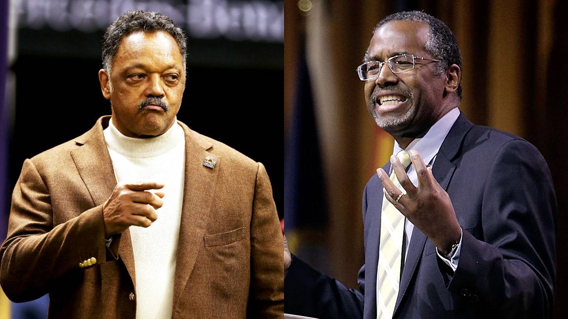 Jesse Jackson Sr. and Ben Carson