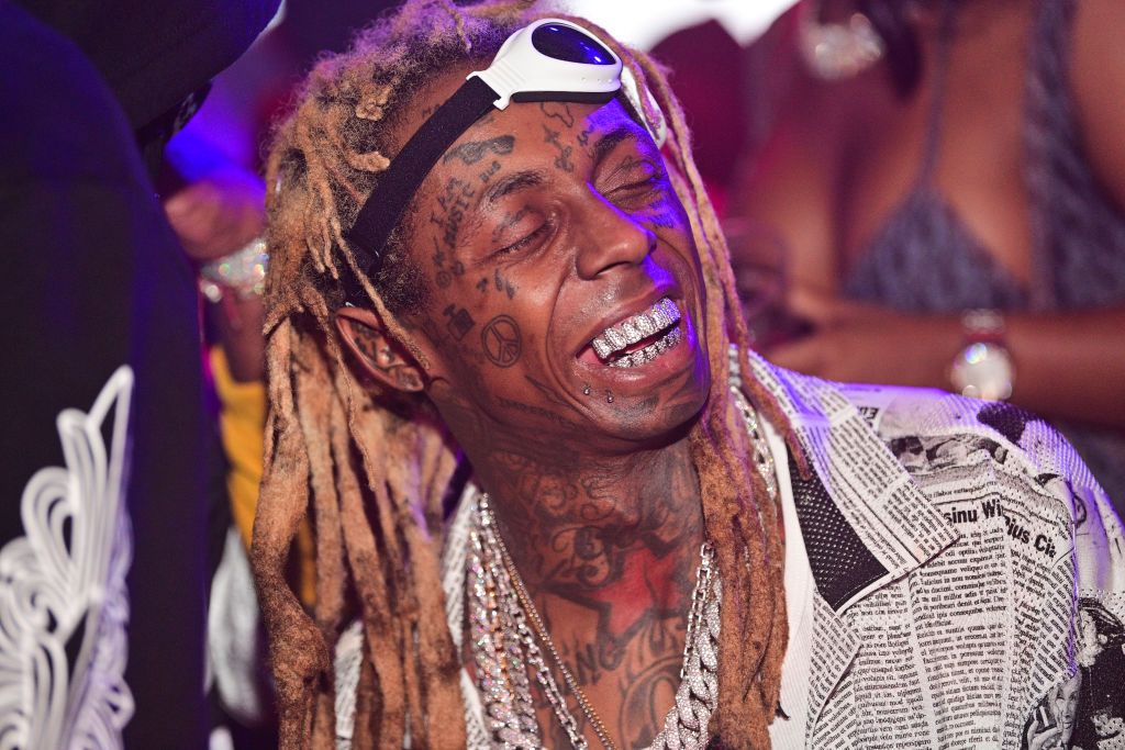 ATLANTA, GA - NOVEMBER 29: Rapper Lil Wayne attends Reginae Carter 22 Hot Girl Birthday at Republic Lounge on November 29, 2020 in Atlanta, Georgia.(Photo by Prince Williams/Wireimage)