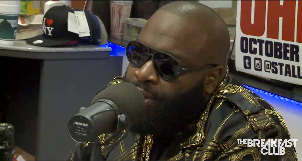 Rick Ross, Angela Yee, DJ Envy, R. Kelly, Charlamagne Da God, The Breakfast Club