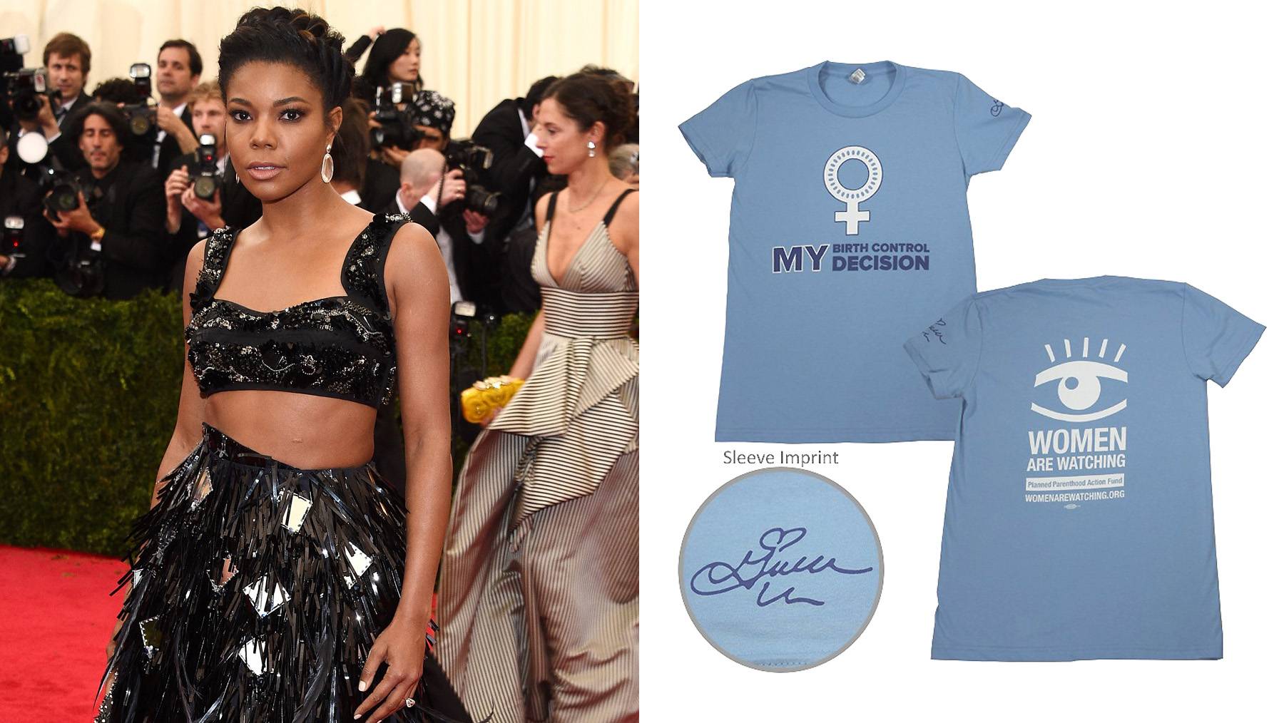 Gabrielle Union Designs T-Shirts for Planned Parenthood