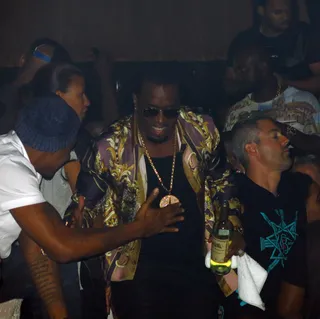 Party Guy - Diddy hits a nightclub in Miami Beach during the final weekend of Art Basel.&nbsp;(Photo: CelebrityVibe / Splash News)