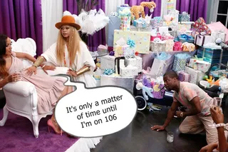 We're Almost Certain - We're also banking on a Think Like a Man 3 appearance from the KevLita baby.  (Photo:BET)