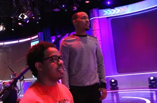 Candid Bow - We catch host Bow Wow during one of the 106 &amp; Park breaks. (Photo: Bennett Raglin/BET/Getty Images)