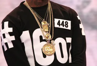 Too Many to Count - Offset's jewelry shines super bright on the 106 stage. (Photo: Bennett Raglin/BET/Getty Images)