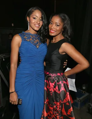 Pretty Girls - Keke Palmer and Rachel Thomas pose for a pic at the 2nd Annual Saving Innocence Gala at the Crossing in Los Angeles. (Photo: Christopher Polk/Getty Images for Saving Innocence)